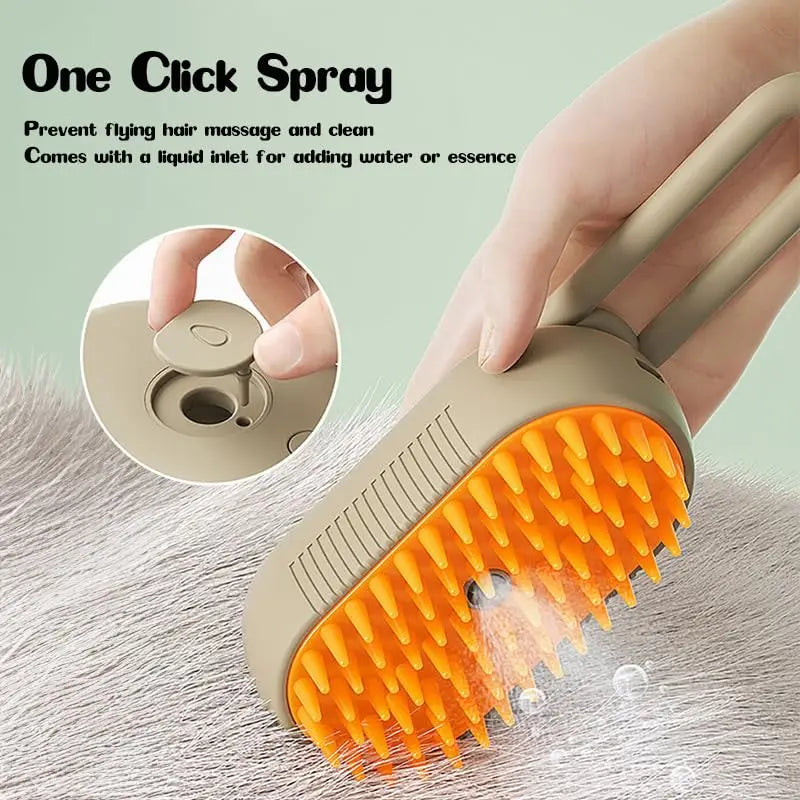 Fur Fusion Steamer & Groomer Brush