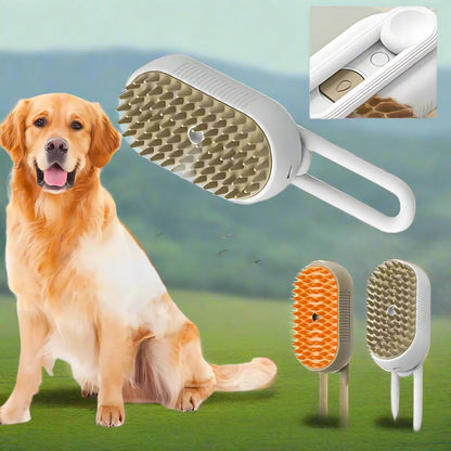 Fur Fusion Steamer & Groomer Brush